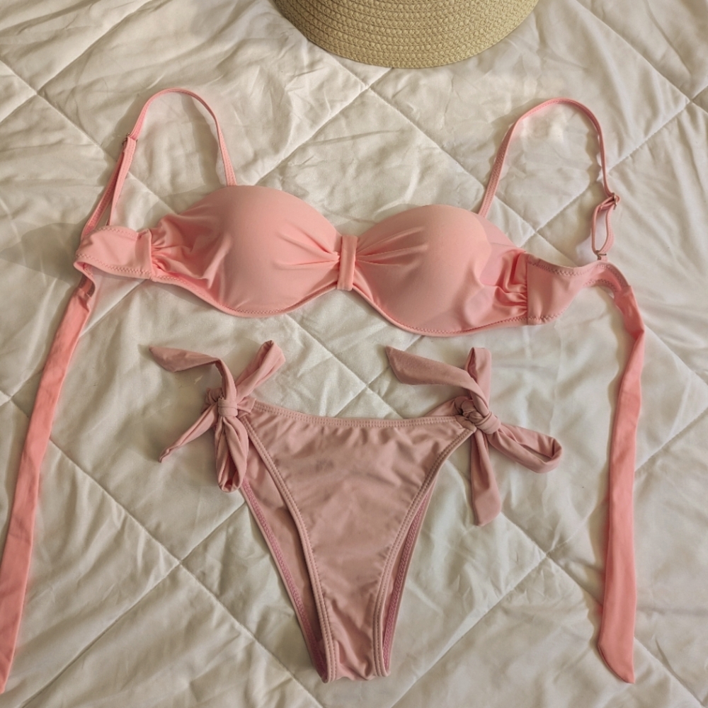 Pink Bow Bikini Set - Picture 7 of 7